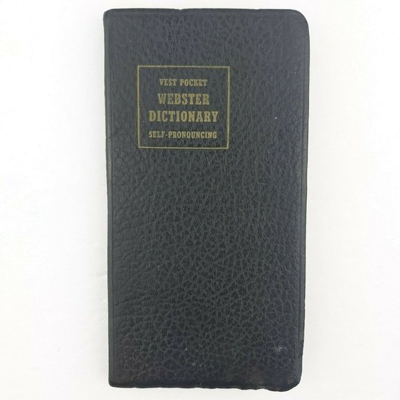 Vintage Vest Pocket Webster Dictionary Self-Pronouncing 1953 - Picture 1 of 11